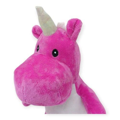 Peluş Sevimli Hayvanlar 20 cm - Koyu Pembe Unicorn