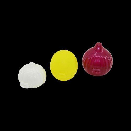 3'lü Renkli Plastik Saklama Kutusu - Limon, Soğan, Sarımsak