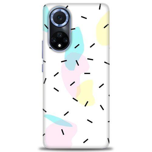 Huawei Nova 9 Kılıf HD Baskılı Kılıf - Çubuklar ve Renkler + Tam Ekran Koruyucu