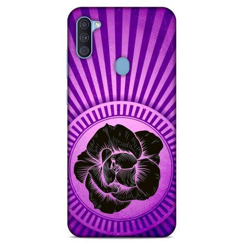 Lopard Samsung Galaxy A11 Uyumlu Kılıf Tattoo's (35) Fit Design Kılıf Gül Dövmesi