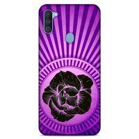 Lopard Samsung Galaxy A11 Uyumlu Kılıf Tattoo's (35) Fit Design Kılıf Gül Dövmesi