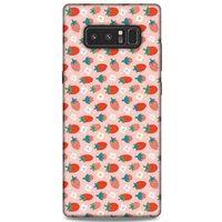 Frutix Çilek 01 Samsung Galaxy Note 8 Kılıf Desenli Silikon