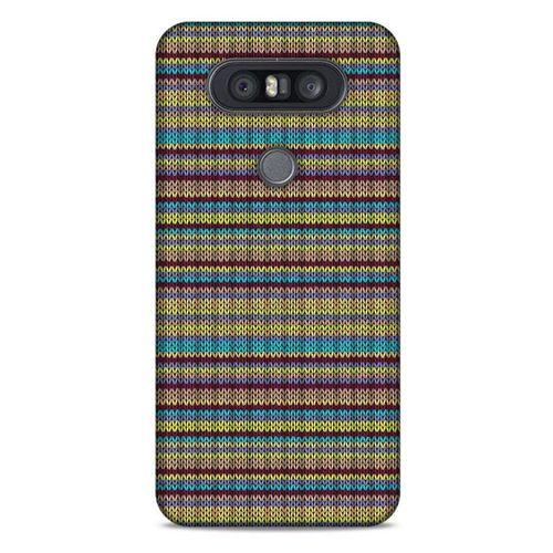 Kazak (16) Desenli Silikon Kapak LG K41S - K51S Kılıf