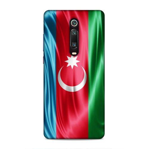 Xiaomi Redmi K20 Uyumlu Kılıf Azarbaijan (36) Glitter Kılıf Tam Bayrak