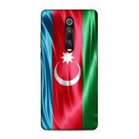 Xiaomi Redmi K20 Uyumlu Kılıf Azarbaijan (36) Glitter Kılıf Tam Bayrak