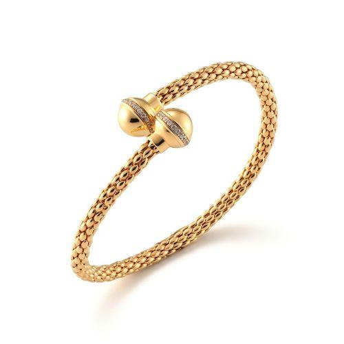 14 Ayar Altın Tokmaklı Bileklik HSM10142