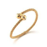 14 Ayar Altın Tokmaklı Bileklik HSM10142