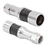 Erkek Sıkmalı RG11 F Konnektör Compressıon CTF111 Boğazlı İğneli