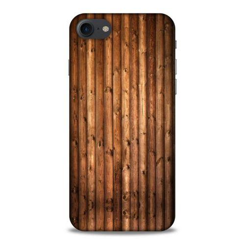 Lopard Apple Iphone 7 Uyumlu Kılıf Wood'X (9) Kılıf Baskılı