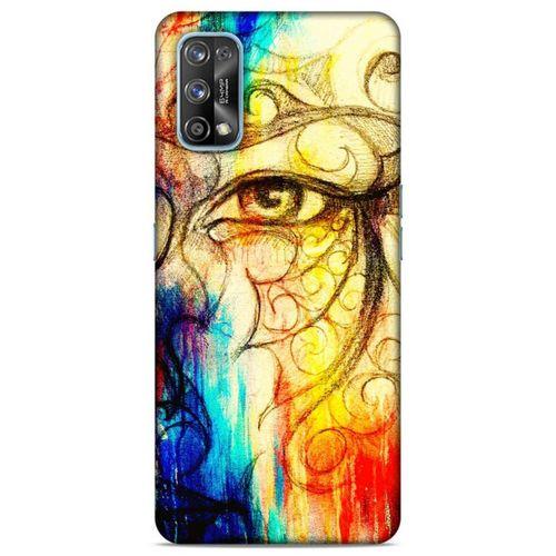 Lopard Oppo Realme 7 Pro Uyumlu Kılıf Manipülasyon ☻ (33) Hybrid Kılıf Baskılı