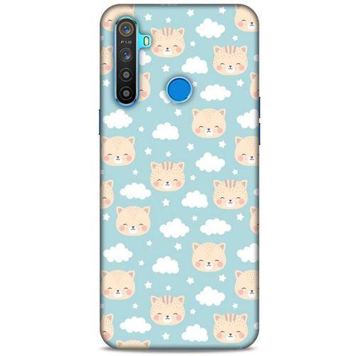 Lopard Oppo Realme 5i Uyumlu Kılıf Kediler (22) Tam Koruma Kılıfı Bulutlar