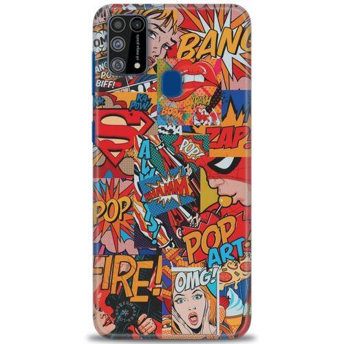 Samsung Galaxy M31 Kılıf HD Baskılı Kılıf - Cartoons + Tam Ekran Koruyucu