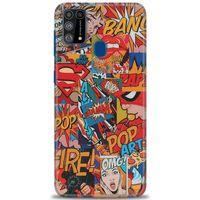 Samsung Galaxy M31 Kılıf HD Baskılı Kılıf - Cartoons + Tam Ekran Koruyucu