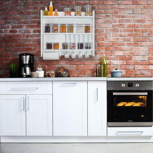 Ahşap Mutfak Dolabı Terek Rafı Bahratlık Mutfak Düzenleyici