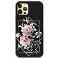 iPhone 11 Pro Kılıf HD Desen Baskılı Arka Kapak - Retro Çiçek 1