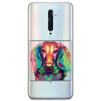 Oppo Reno2 Z 2019 Kılıf Cooker Colorful Arka Kapak Koruma Desenli Full Koruyucu