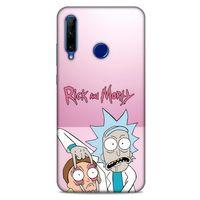 Huawei Honor 20 Lite Uyumlu Kılıf Rick And Morty (14) Lansman Kılıf Scary Terry