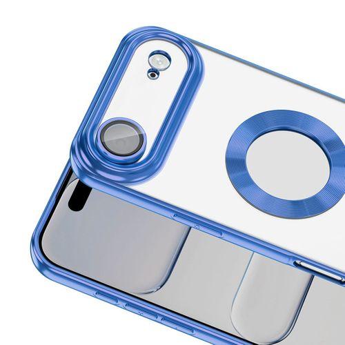 Apple iPhone 17 Air Kılıf Kamera Korumalı Logo Gösteren Zore Omega Kapak