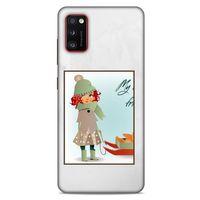 Lopard Samsung Galaxy A41 Uyumlu Kılıf Sokak Modası (61) Tam Koruma