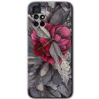 Xiaomi Redmi Note 11 4G HD Baskılı Kılıf + 9D Tam Ekran Koruyucu - kelebek Ömrü