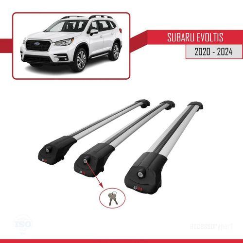 Subaru Evoltis 2020 ve Sonrası ile uyumlu ACE-1 Ara Atkı Tavan Barı GRİ 3 ADET BAR