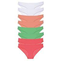 8 Adet Süper Eko Set Likralı Kadın Slip Külot 527