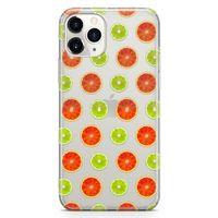 Apple iPhone 11 Pro Kılıf Lime Portakal Arka Kapak Koruma Desenli Full Koruyucu