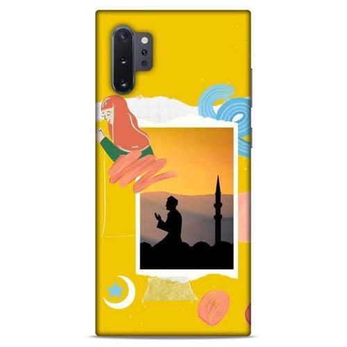 Lopard Samsung Galaxy Note 10 Plus Uyumlu Kılıf Ramazan (16) Desenli Kalın Kılıf