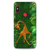 Lopard Xiaomi Redmi Note 6 Pro Uyumlu Kılıf GameX (38) Neo Hybrid Kılıf Zürafa
