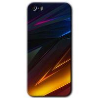 Potkal Hediye Fabrikası iPhone 5s HD Baskılı Kılıf + 9D Tam Ekran Koruyucu - Stranger Lines