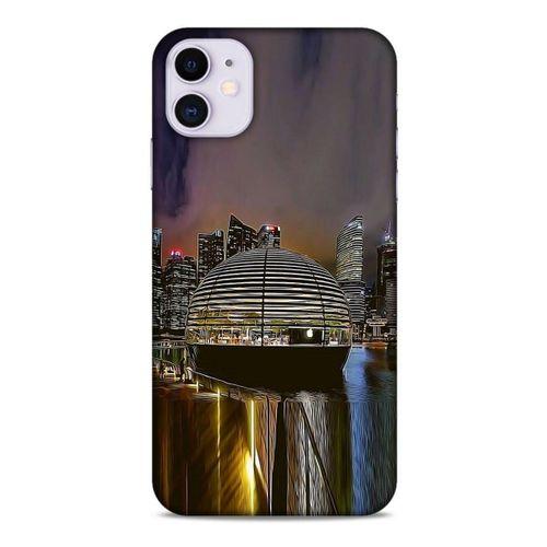 Apple Iphone 11 Kılıf Dünya Mimarisi (49) Ultra Silikon Kılıf Apple Marina Bay
