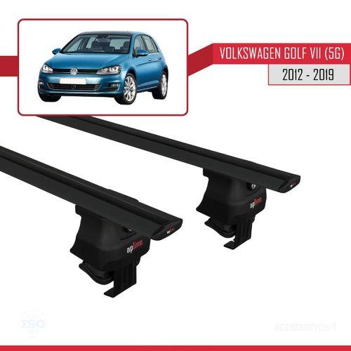 Volkswagen Golf VII (5G) 2012-2019 Arası ile uyumlu ACE-4 Ara Atkı Tavan Barı SİYAH