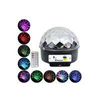 Disko Topu Renkli Işıklı Lazer Parti Bluetooth Bağlantılı Led Küre