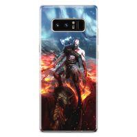 Samsung Galaxy Note 8 Kılıf God Of War Arka Kapak Koruma Desenli Full Koruyucu