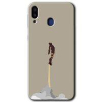 Samsung Galaxy M10 HD Baskılı Kılıf + 9D Tam Ekran Koruyucu - İronman-Airport