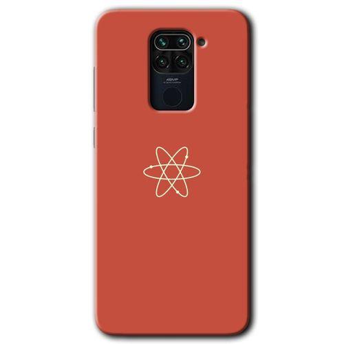 Redmi Note 9 Kılıf HD Desen Baskılı Arka Kapak - Atom + Kırılmaz Cam