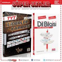 Liderler Karması TYT Sosyal Bilimler 12 Yayın 12 Deneme ve AKM Dil Bilgisi Soru Bankası Seti 2 Kitap
