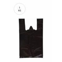 Siyah Atlet Poşet Mini Boy 20x34 cm Takriben 235 Adet 1 Kg