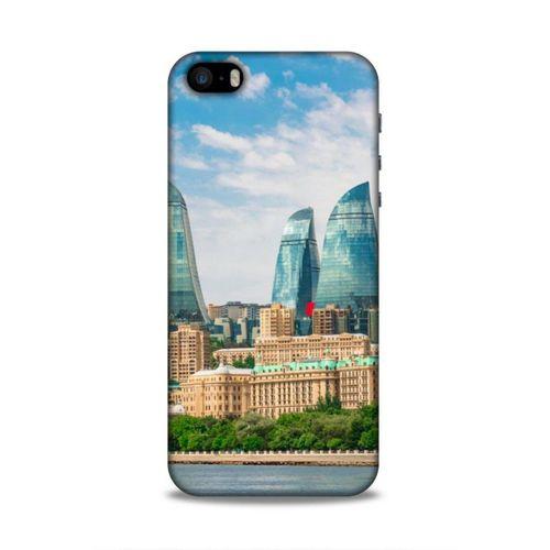 Apple Iphone 5 Uyumlu Kılıf Azarbaijan (4) Koruma Kılıfı Alev Kuleleri