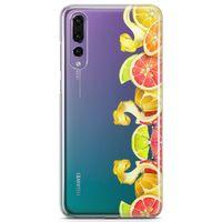 Huawei P20 Pro Kılıf Turunçgiller Arka Kapak Koruma Desenli Full Koruyucu