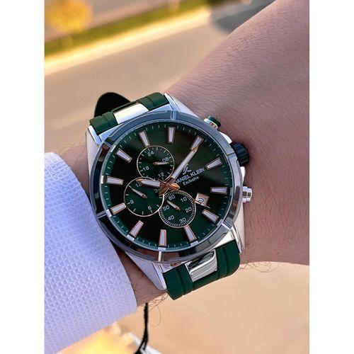 Daniel Klein Erkek Kol Saati 30 Metre Suya Dayanıklı Silikon Kordon + Bileklik Hediyeli VS.BLKT.0715