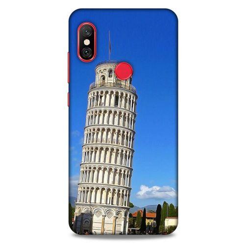 Xiaomi Mi A2 Lite Kılıf Dünya Mimarisi (21) Koruyucu Kapak Pisa Kulesi İtalya