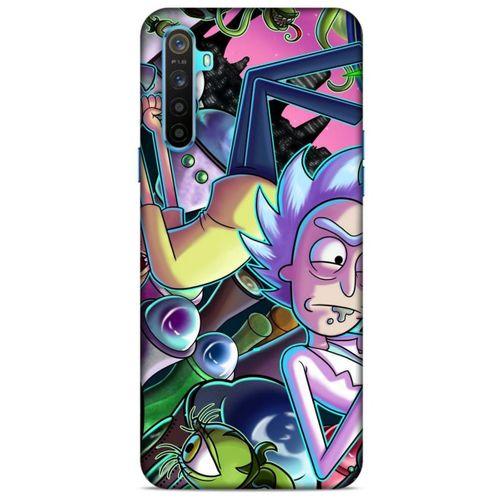 Realme 6i Uyumlu Kılıf Rick And Morty (40) Fit Silikon Kılıf Rick D. Sanchez