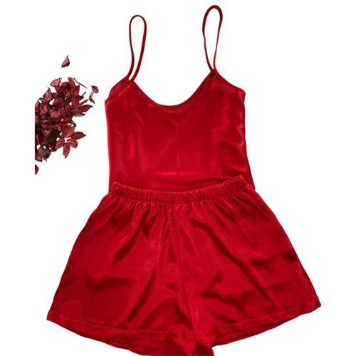 Kadın Saten Şortlu Gecelik Takımı Moongirl - 970