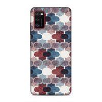 Samsung Galaxy A41 Uyumlu Kılıf Romans (7) Telefon Kılıfı Bordo Mavi