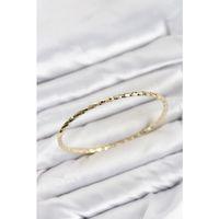 CM Gold Renk Lazer Kesim 65 mm Bilezik