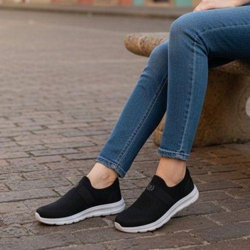 Black Sea 527 Siyah Beyaz BÜyük NUmara Bağacaksız spor ayakkabı