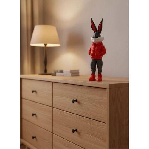 Bugs Bunny Büyük Boy Figür 10×34 Cm Salon Dekoru