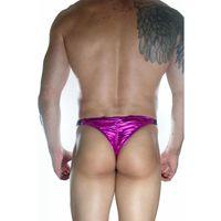 Erkek  Arkası Fuşya Büzgülü Brazillian Slip