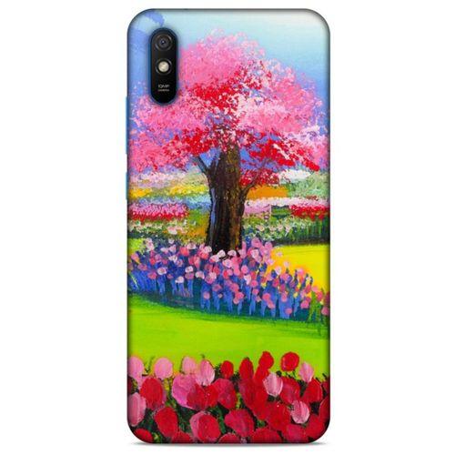 Xiaomi Redmi 9A Kılıf Japonya (40) Fit Silikon Kılıf Japonya Ağaçları